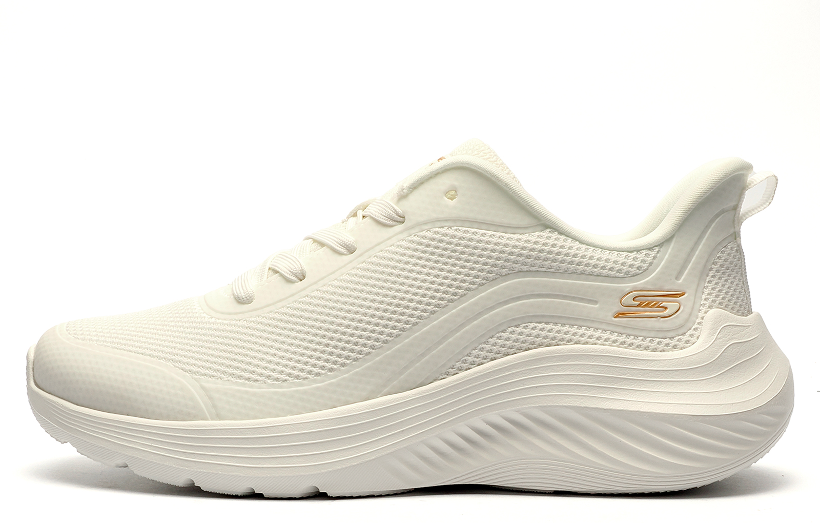 Skechers Sport Vegan Womens Memory Foam Trainers  Size: 4 Colour : White