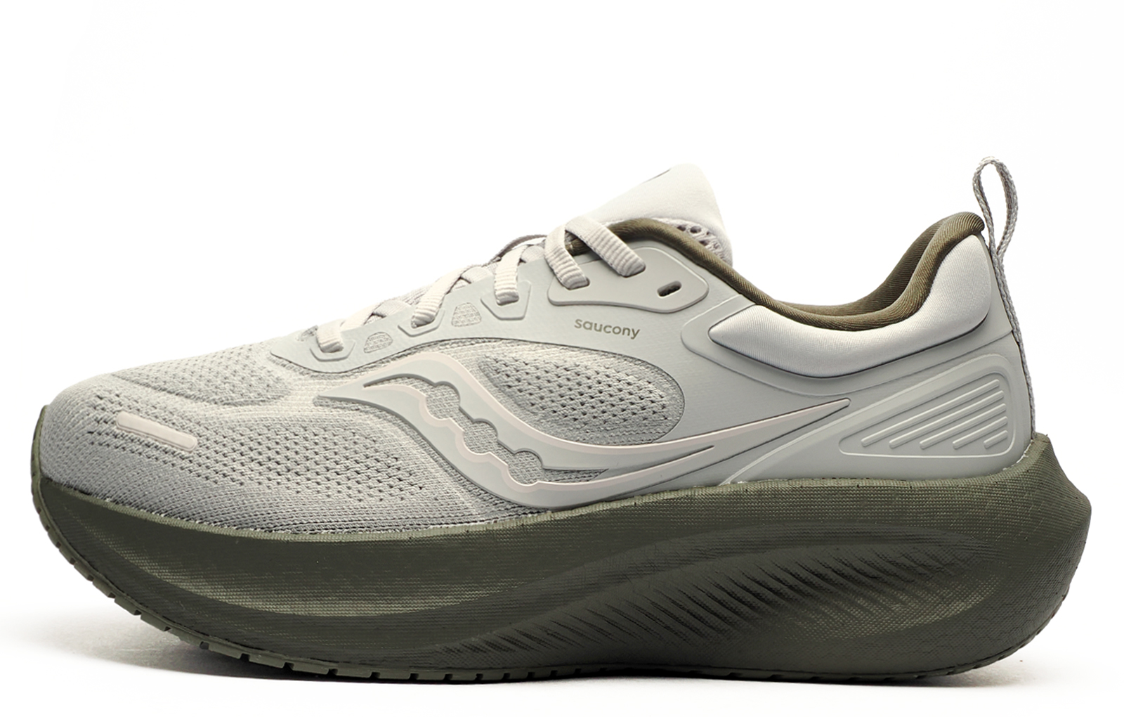 Saucony Surge 3 Men's Running Shoes Men's | Running Trainers  | Cloud / Darkest Olive  | UK Size 10