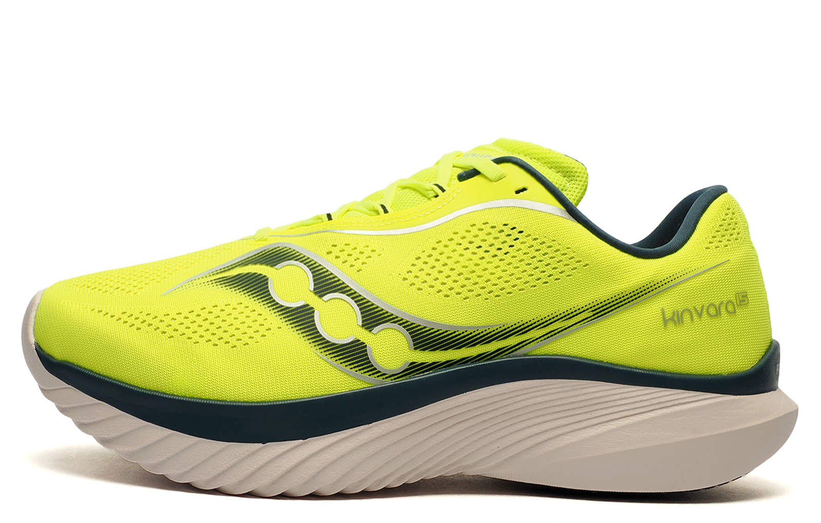 Saucony Kinvara 15 Men's Running Shoes Men's | Running Trainers  | Citron / Navy  | UK Size 11