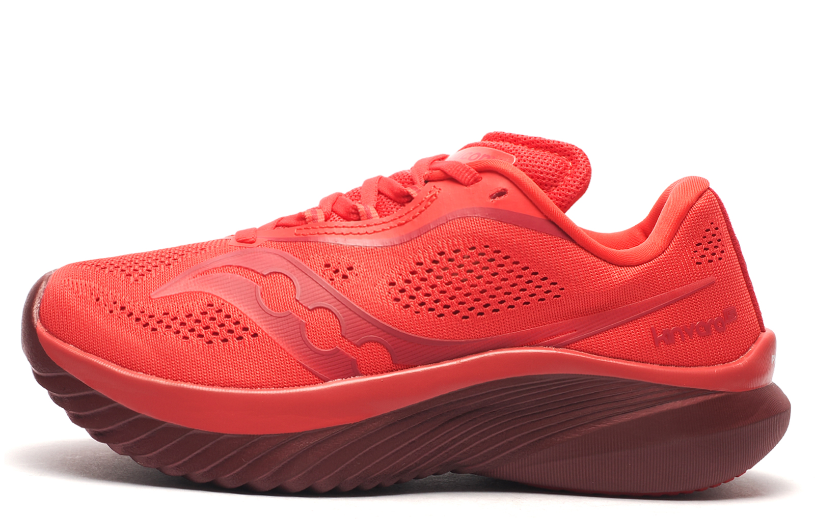 Saucony Kinvara 15 Womens Running Shoes | Running Trainers  | Cayenne / Currant  | UK Size 7