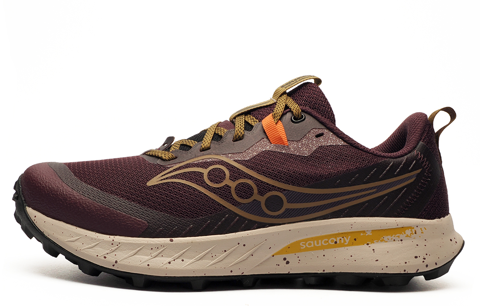 Saucony Peregrine 15 Men's Trail Running Shoes Men's | Slip On Shoes  | Wine / Kodiak  | UK Size 12
