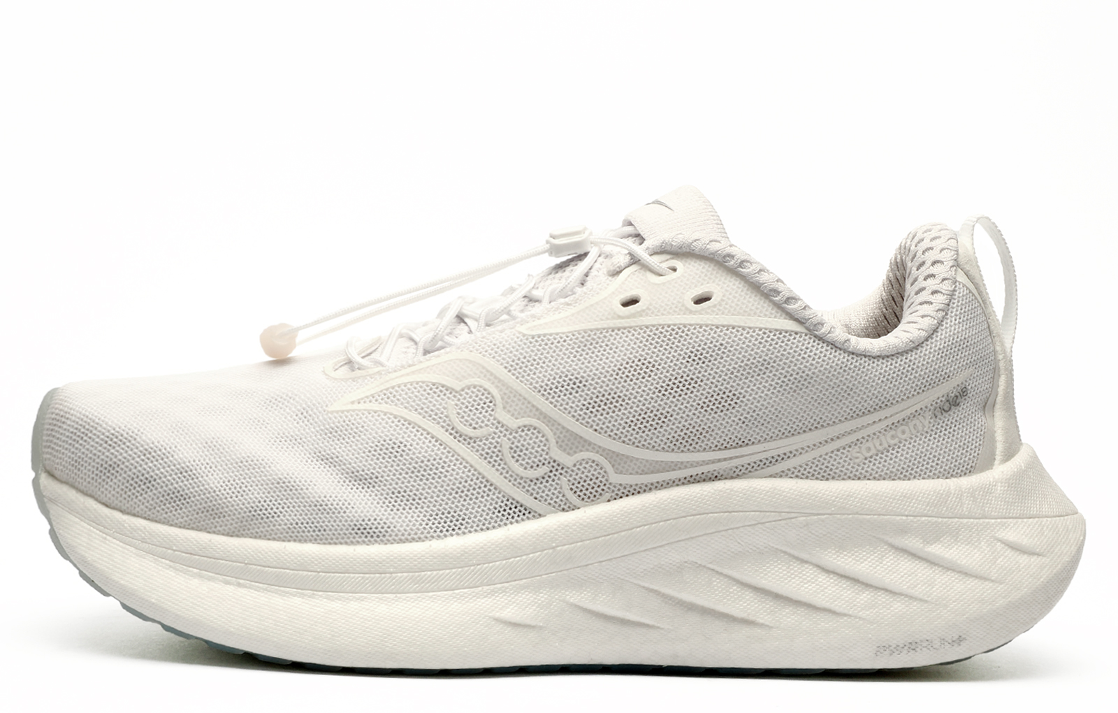 Saucony Ride 18 Womens Running Shoes | Running Trainers  | White  | UK Size 6.5