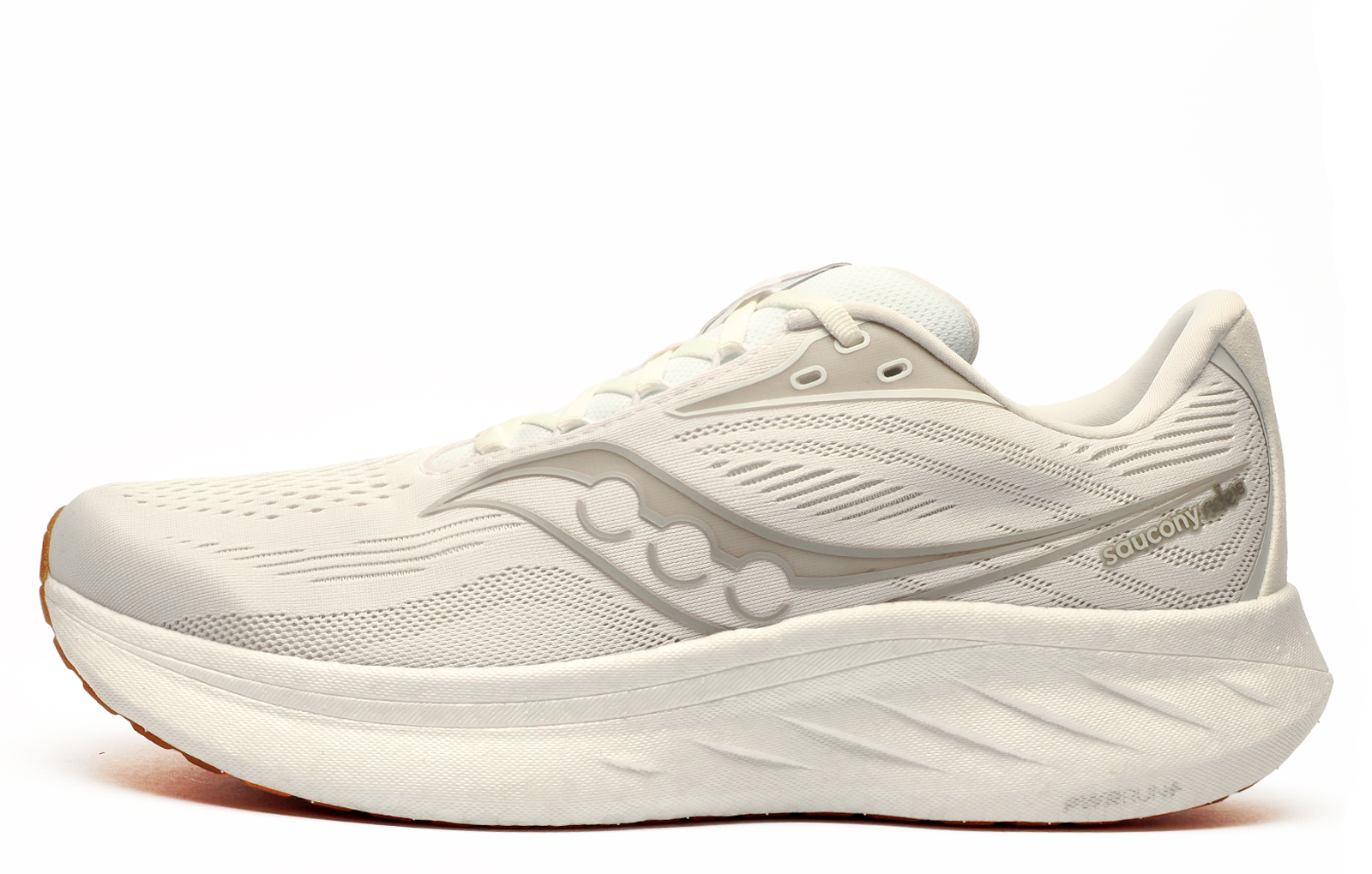 Saucony Ride 18 Men's Running Shoes Men's | Running Trainers  | White  | UK Size 10