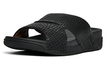 FitFlop Bando Croc Leather Sandals Mens - FF325894