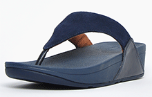 FitFlop Lulu Suede Toe-Post Sandals Womens - FF327981