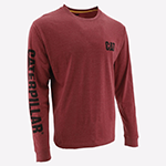 Caterpillar Trademark Banner Long Sleeve T-Shirt Mens - GRD-18496-69839-09