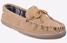 Cotswold Alberta Slip On Moccasin Slippers Mens - GRD-20336-32072-12