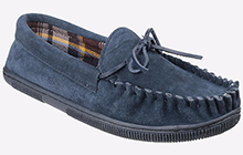 Cotswold Alberta Slip On Moccasin Slippers Mens - GRD-20336-32073-12