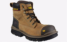 Caterpillar Gravel 6 Leather Safety Boots Mens - GRD-21618-34735-11