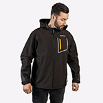Caterpillar Capstone Hooded Soft Shell Jacket Mens - GRD-22684-37031-09