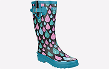 Cotswold Burghley Waterproof Pull On Wellington Boot Womens Girls  - GRD-24240-39939-08