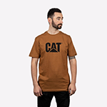 Caterpillar Trademark Logo T-Shirt Mens - GRD-25301-54150-09