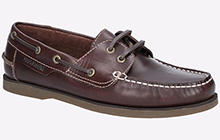 Hush Puppies Henry Boat Shoes Leather Mens - GRD-28365-47692-12