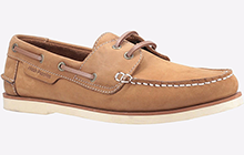 Hush Puppies Henry Boat Shoes Leather Mens  - GRD-28365-51586-12