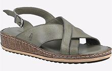 Hush Puppies Elena Cross Over Wedge Womens  - GRD-30221-68453-09