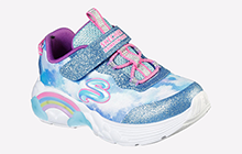 Skechers S Lights Rainbow Racers MEMORY FOAM Infants - GRD-31133-53189-09