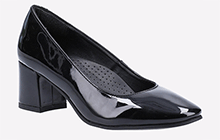 Hush Puppies MEMORY FOAM Anna Patent Court Shoes Womens - GRD-32886-56154-08