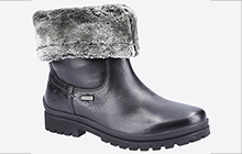 Hush Puppies Alice Leather Boots Womens - GRD-32888-56158-08