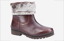 Hush Puppies Alice Leather Mid Boot Womens - GRD-32888-56160-08