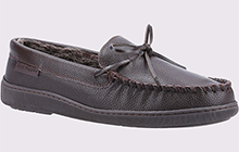 Hush Puppies Ace Leather MEMORY FOAM Slippers Mens - GRD-32910-56206-06