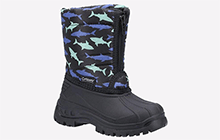 Cotswold Iceberg Childrens Boys Zip Snow Boots - GRD-33000-56411-15