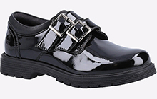 Hush Puppies Sunny Patent Girls School Shoes Junior - GRD-35323-65891-06