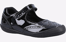 Hush Puppies Rina Girls School Shoe Patent Junior - GRD-35330-65898-13