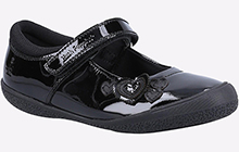 Hush Puppies Rosanna Patent School Shoes Junior  - GRD-35334-65902-13