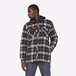 Dickies Fleece Hood Flannel Shirt Jacket Mens - GRD-36226-67573-07
