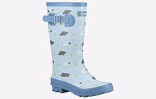 Cotswold Farmyard Memory Foam Wellington Junior - GRD-36551-68116-13