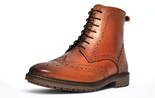 Catesby England Ulverston Brogue Leather Mens - PAT-335232